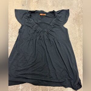 Oat babydoll classic Black Women's Top